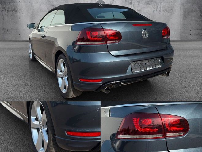 Volkswagen Golf VI Cabriolet GTI 2 0 220 DSG *GARANTIE 1 gris daytona mtal de 2016