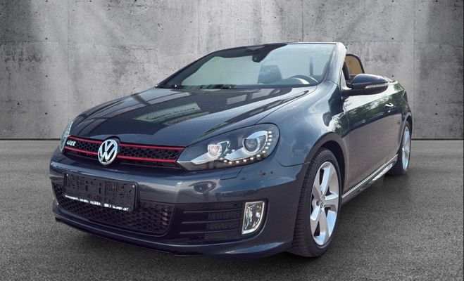 Volkswagen Golf VI Cabriolet GTI 2 0 220 DSG *GARANTIE 1 gris daytona mtal de 2016