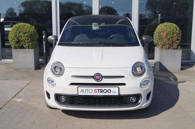 Fiat 500 1.2i Cabrio SPORT l NAVI l LED l PDC Blanc de 2017