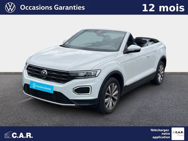 Volkswagen T Roc CABRIOLET 1.0 TSI 110 Start/Stop BVM6 St Blanc de 2021