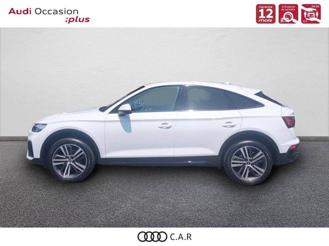 Audi Q5 Sportback 40 TDI 204 S tronic 7 Quattro  Blanc de 2021