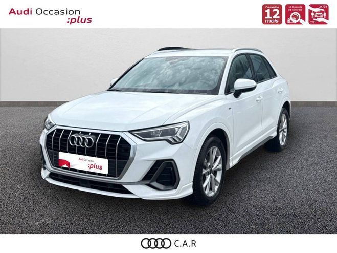 Audi Q3 35 TDI 150 ch S tronic 7 S line Blanc de 2021