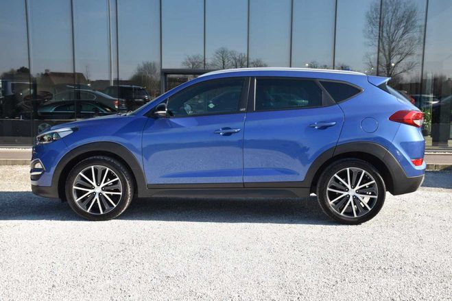 Hyundai Tucson 1.6 T-GDi 2WD Premium GO 177pk DCT Bleu Blauw de 