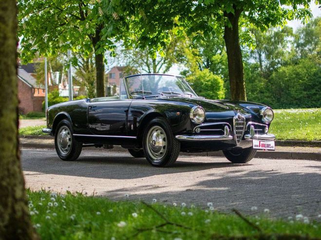 Alfa romeo Giulietta Spider / 750D / 4 OWNERS Noir de 1962