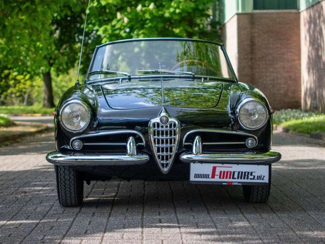 Alfa romeo Giulietta Spider / 750D / 4 OWNERS Noir de 1962