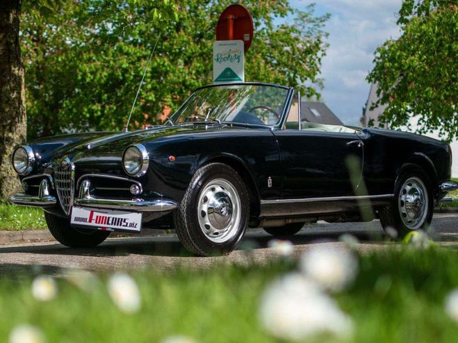 Alfa romeo Giulietta Spider / 750D / 4 OWNERS Noir de 1962