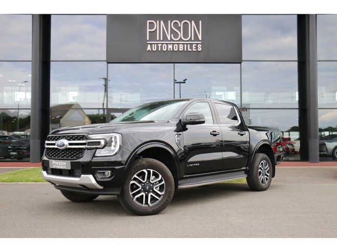 Ford Ranger 2.0 EcoBlue - 205 - BVA S&S e-AWD Limite NOIR de 2023