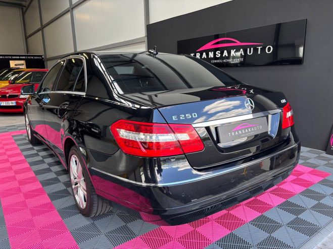 Mercedes Classe E 250 CDI BlueEfficiency Avantgarde Execut Noir de 2011