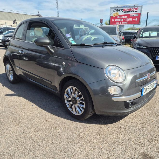 Fiat 500 II (2) 1.2 8V 69 ECO PACK CLUB DISTRIB O Gris fonc de 2014