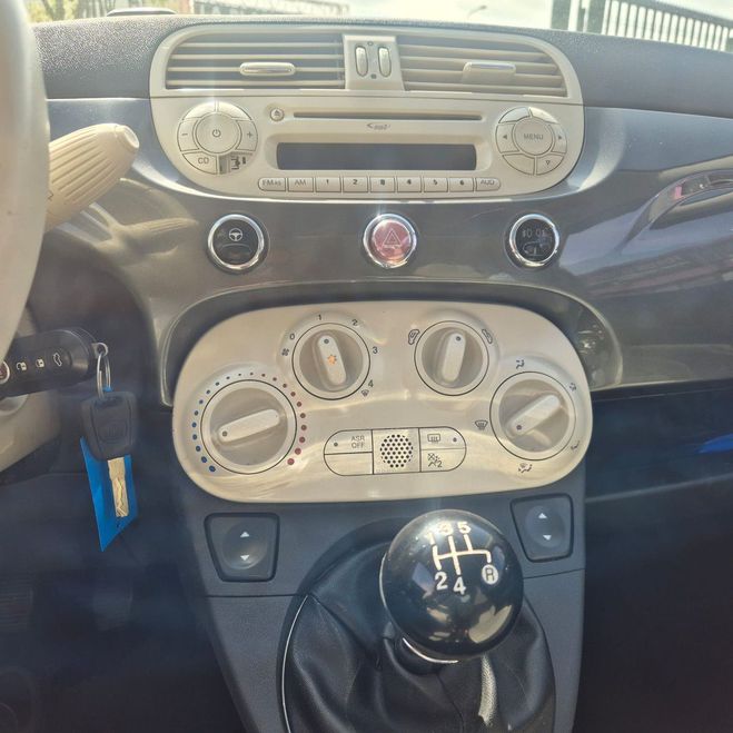Fiat 500 II (2) 1.2 8V 69 ECO PACK CLUB DISTRIB O Gris fonc de 2014