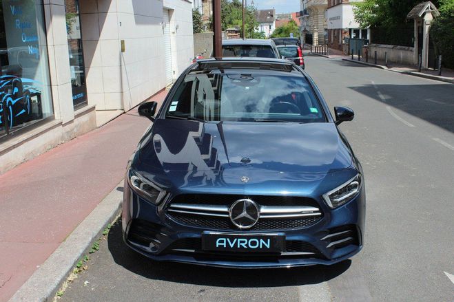 Mercedes Classe A IV 35 AMG 306 CV 4MATIC 7G-DCT Toit Ouvr Bleu Fonc Mtallis de 2019