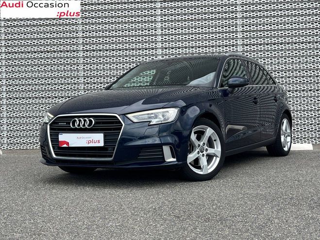 Audi A3 Sportback 2.0 TFSI 190 S tronic 7 Quattr Bleu de 2017