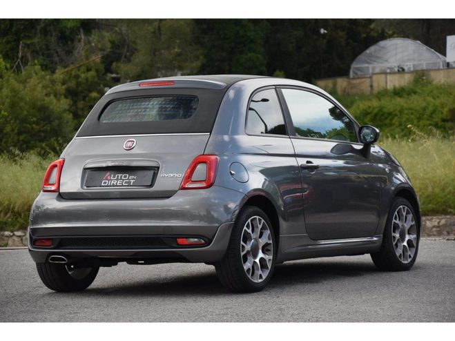Fiat 500 Cabriolet 1.0i BSG - 70 S&S Srie 8 C Sp GRIS FONCE de 2021