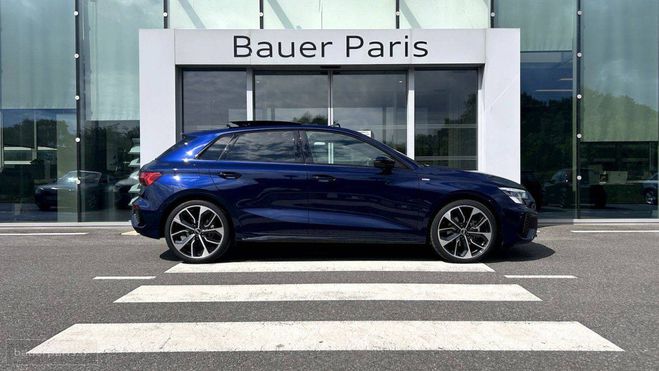 Audi A3 Sportback 35 TFSI Mild Hybrid 150 S tron BLEU NAVARRE METALLISE de 2023