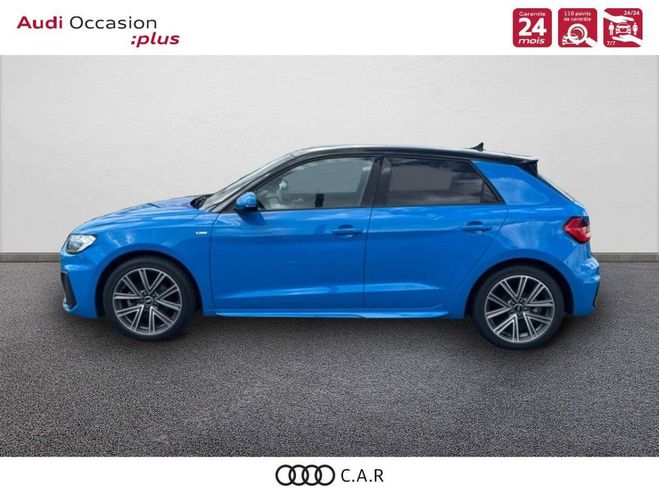 Audi A1 Sportback 30 TFSI 110 ch S tronic 7 S Li Bleu de 2021