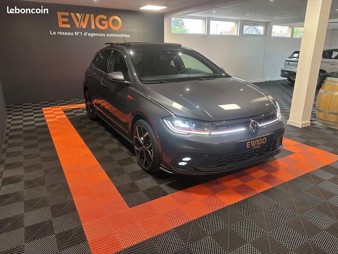 Volkswagen Polo 2.0 TSI 205 GTI DSG BVA   FACTURES ENTRE Gris de 2024