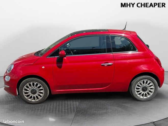 Fiat 500 MY17 1.2 69 ch Riva avec Volant bois Rouge de 2017