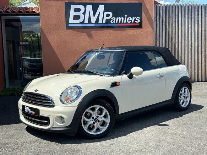 Mini Cabrio COOPER 122CH Blanc de 2011