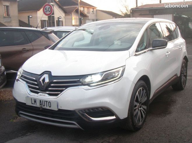 Renault Espace V 1.6 DCI 160 TWIN TURBO ENERGY INITIALE Blanc de 2016