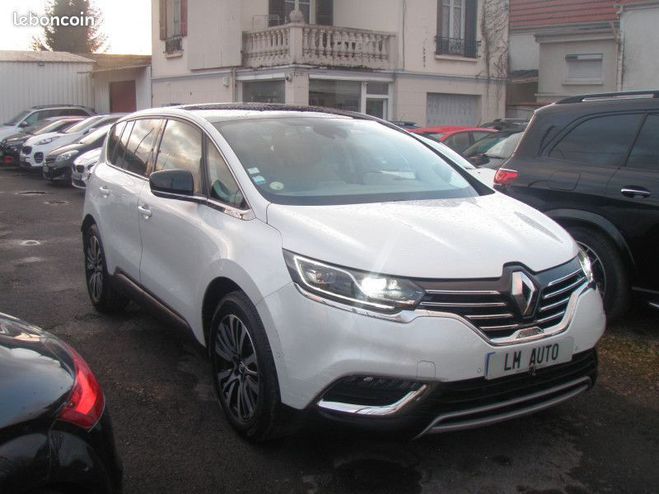 Renault Espace V 1.6 DCI 160 TWIN TURBO ENERGY INITIALE Blanc de 2016