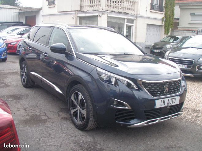 Peugeot 5008 II 1.5 BLUEHDI 130 S&S ALLURE EAT8 7PL Bleu de 2019