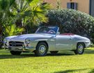 Mercedes 190 SL à Nice (06)