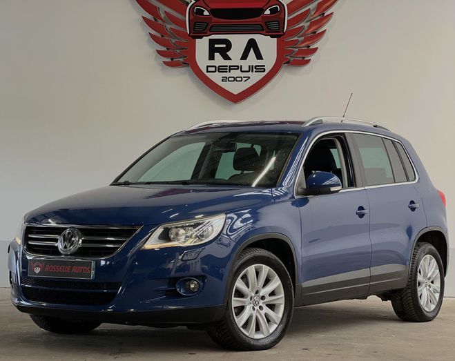Volkswagen Tiguan 2,0 TDI140CH 4Motion TIPTRONIC CARAT Bleu Mtallis de 2009