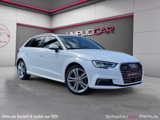 Audi A3 Sportback 40 e-tron 204 S Line S Tronic Blanc de 2020