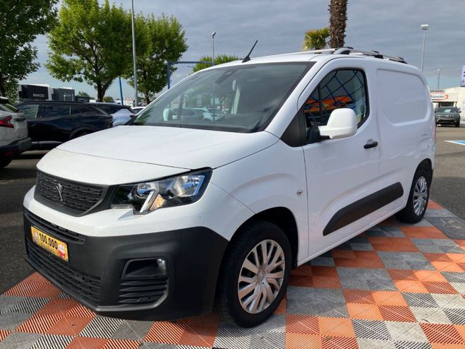 Peugeot Partner ASPHALT 1.5 BlueHDi 100 3 Places GPS Cam Blanc de 2020