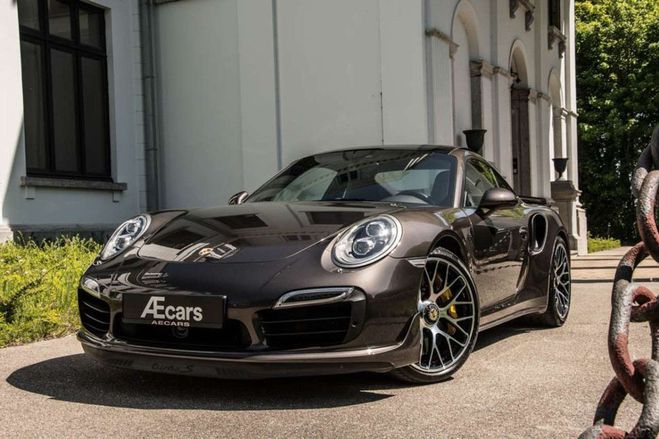 Porsche 911 991.1 TURBO S PDLS  SPORT CHRONO BELGIAN Brun Mtallis de 