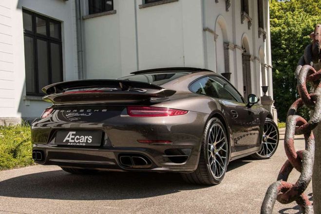 Porsche 911 991.1 TURBO S PDLS  SPORT CHRONO BELGIAN Brun Mtallis de 