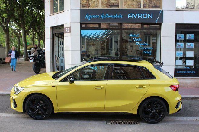 Audi A3 Sportback IV 35 TFSI 150 S-LINE S TRONIC Jaune Mtallis de 2021