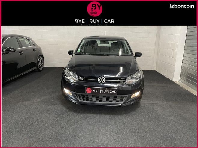Volkswagen Polo 1.6 tdi 90 bluemotion confort line Noir de 2012