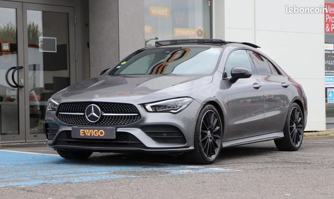Mercedes Classe CLA Classe COUPE 180 D 115ch AMG LINE BVA TO Gris de 2019