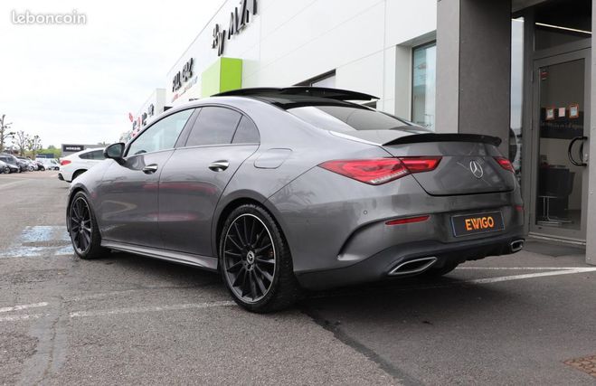 Mercedes Classe CLA Classe COUPE 180 D 115ch AMG LINE BVA TO Gris de 2019