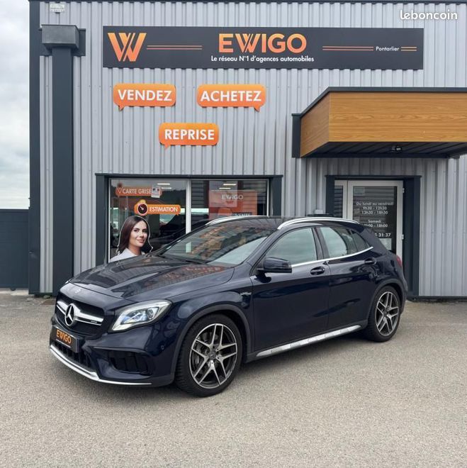 Mercedes Classe GLA Classe 2.0 45 380ch AMG 4MATIC BVA Bleu de 2017