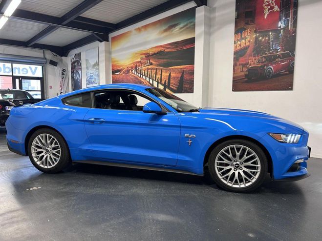 Ford Mustang Fastback 5.0 421 Coup GT kilomtrage ga BLEU de 2017