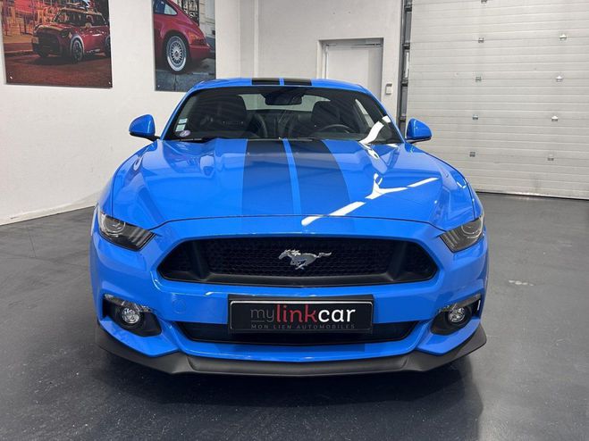 Ford Mustang Fastback 5.0 421 Coup GT kilomtrage ga BLEU de 2017