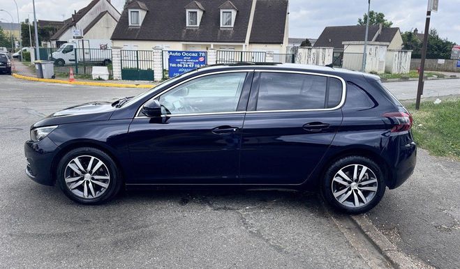 Peugeot 308 Allure 1.2 PT 130CV BVA8 ENTRETIEN A JOU Bleu Mtallis de 2020