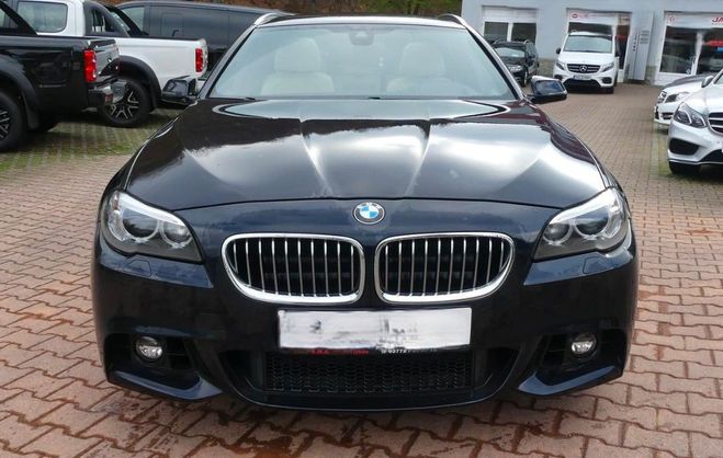 BMW Serie 5 V (F11) 530d 258 BVA8 PACK-M SPORT *GARA bleu mtal de 2015