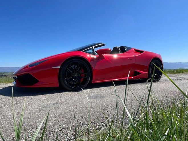 Lamborghini Huracan SPYDER 5.2 V10 LP 610-4 Rouge Fonc de 2016