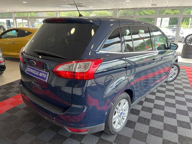 Ford grand C Max 1.6 TDCI 115 FAP Titanium X Bleu de 2014