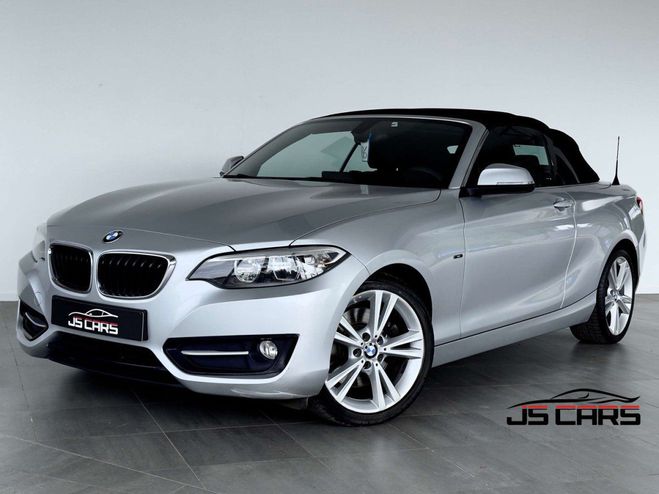 BMW Serie 2 228 iA Cabriolet SPORT 1ERPRO GPS CUIR C Gris de 2015