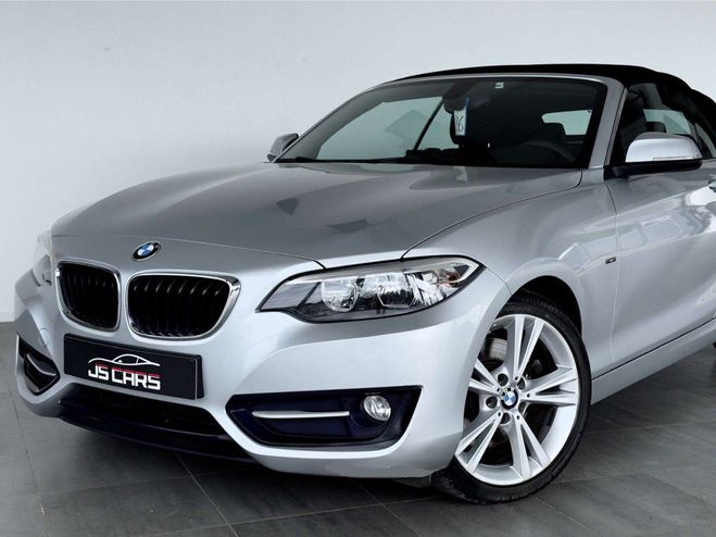 BMW Serie 2 228 iA Cabriolet SPORT 1ERPRO GPS CUIR C Gris de 2015