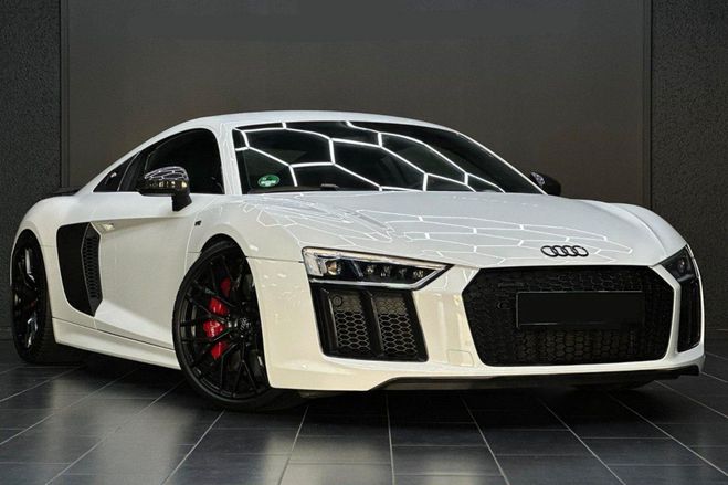 Audi R8 Quattro 5.2 V10 Plus FSI - BV S-tronic C Blanc de 2015