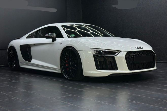 Audi R8 Quattro 5.2 V10 Plus FSI - BV S-tronic C Blanc de 2015