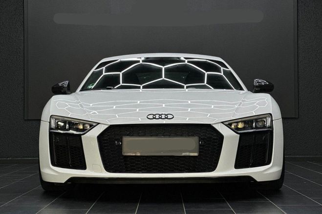 Audi R8 Quattro 5.2 V10 Plus FSI - BV S-tronic C Blanc de 2015