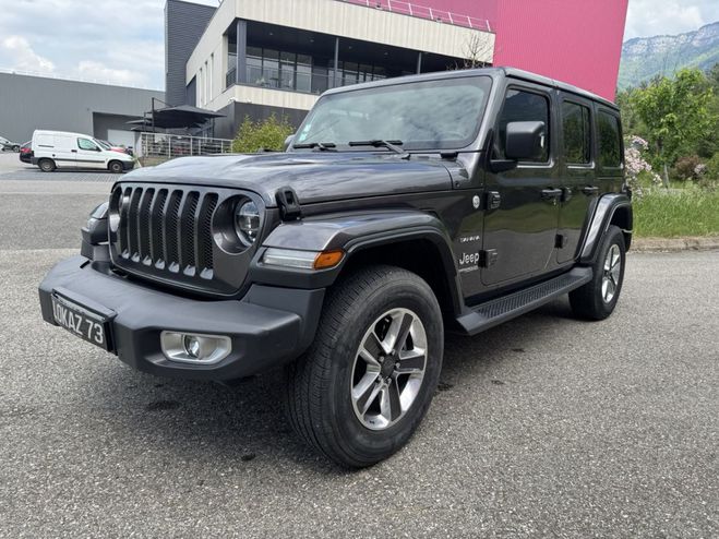 Jeep Wrangler IV UNLIMITED 2.2 MJET 200ch SAHARA GRIS ANTHRACITE de 2018