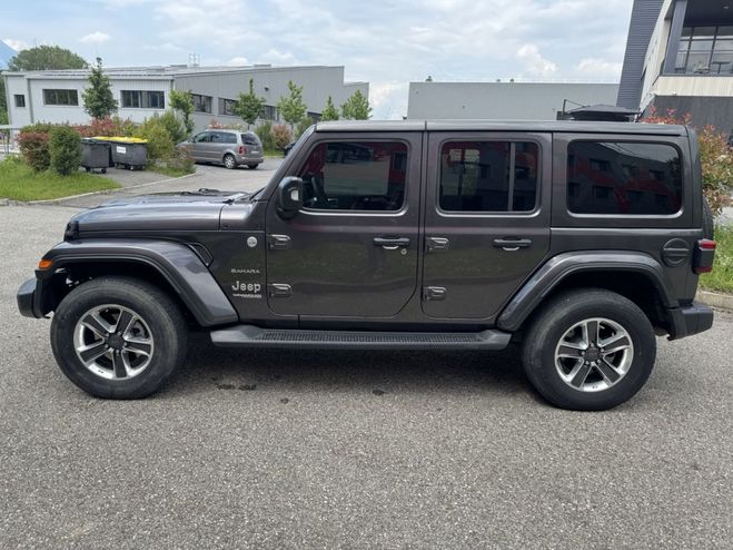 Jeep Wrangler IV UNLIMITED 2.2 MJET 200ch SAHARA GRIS ANTHRACITE de 2018