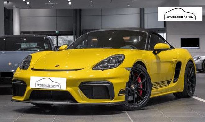 Porsche Boxster 718 SPYDER 4.0 / 420ch Jaune de course de 2020